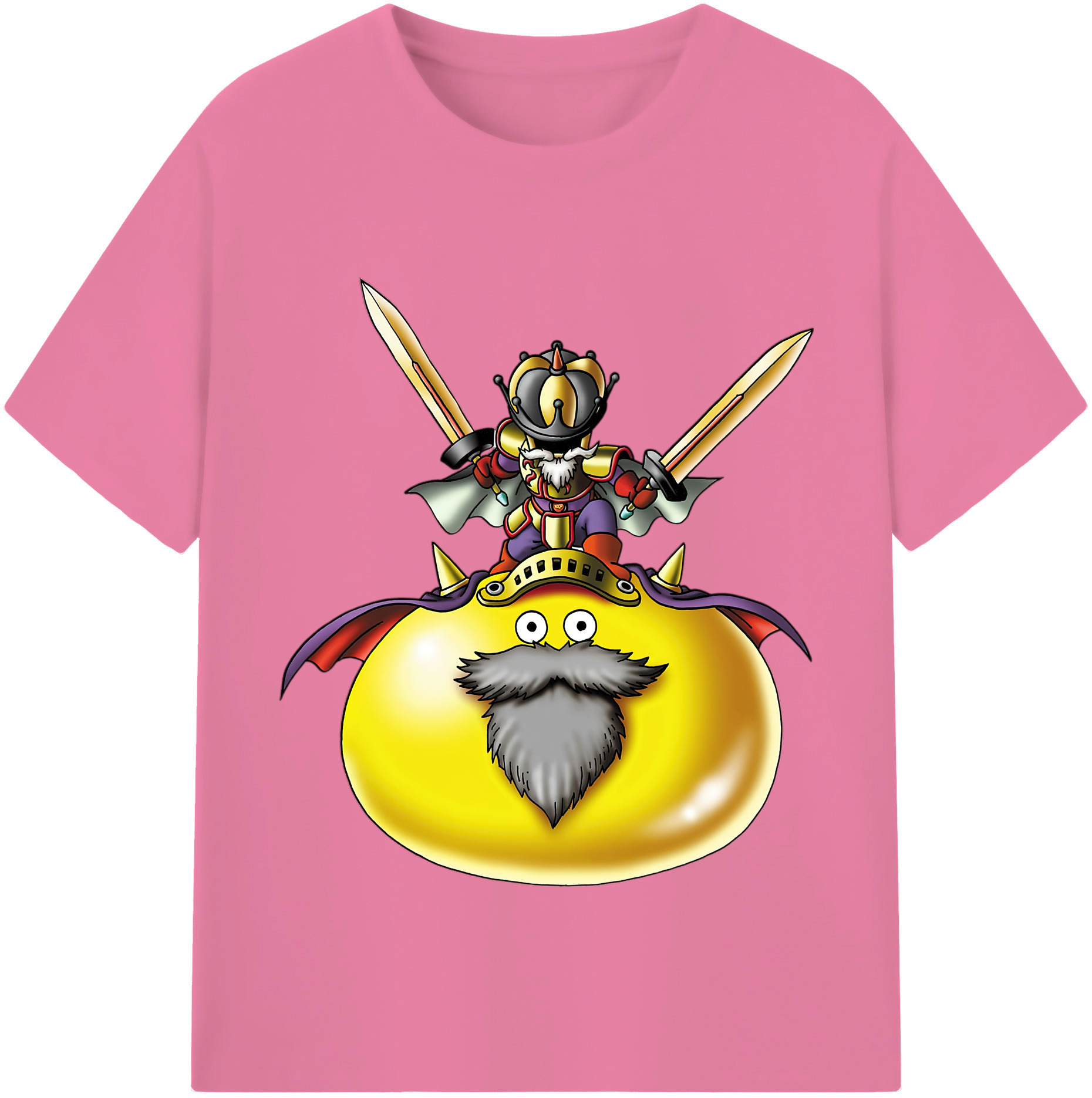 （画像用） ドラゴンクエスト Doragon Kuesuto Dragon Quest 綿100％半袖Tシャツ（フロントプリント）
